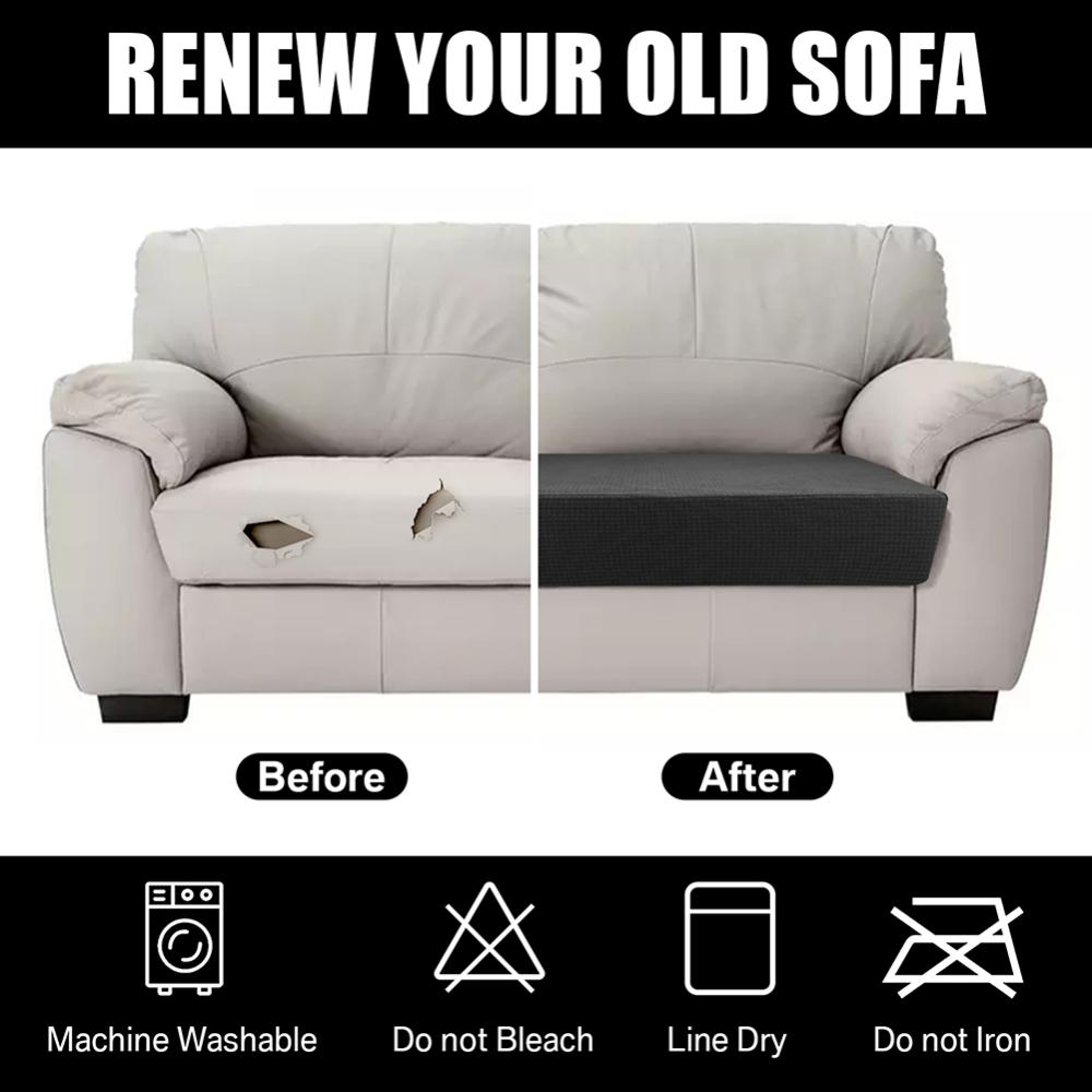 Stretch Sofa Cover Seat Slipcover Jacquard Chair Cushion Cover for 1-2-3 Seaters Replacement for Furniture Protector
