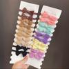 10Pcs/Set Women Girls Bowknot Hair Bands 4CM Elastic Headbands Colorful Bow Tie Scrunchies Headwear Girls Hair Accessories Gift