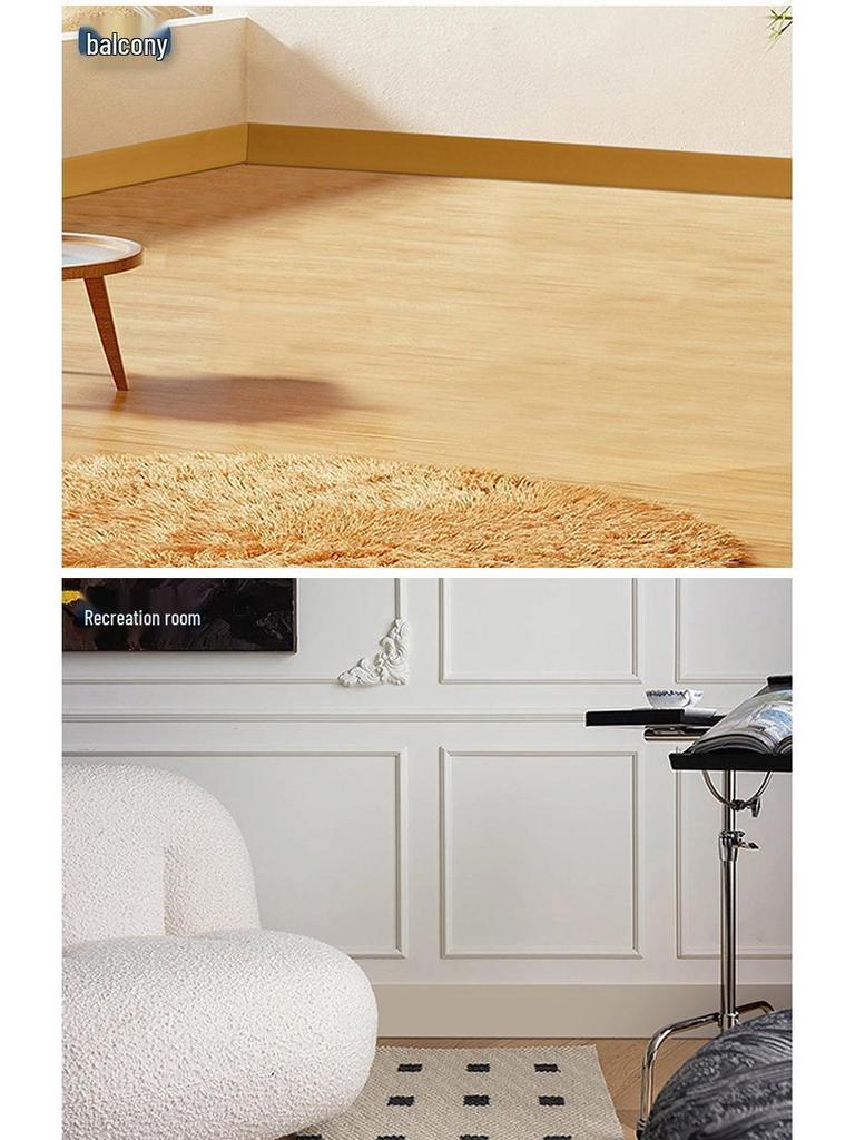 Self-Adhesive Anti-Collision Wall & Floor Strip for Baseboards, Windowsills, Door Frames, and Corners