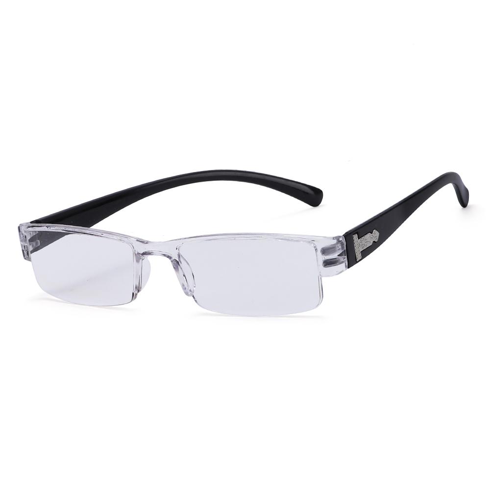 Mode Lesebrille Klassisch Business Ultraleicht Herren Damen Halbrand Alterssichtige Brille +100 +150 +200 +205 +300 +350 +400