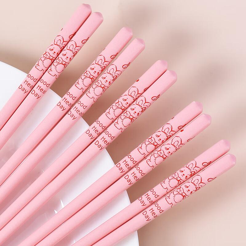 Lucky Rabbit Ceramic Chopsticks Gift Set