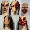 Scary Halloween Ghost Latex Horror Mask Cosplay Props Rotten Face Headgear
