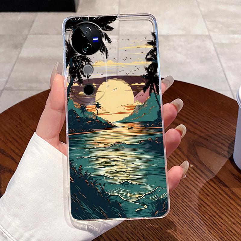 Case For VIVO V40 5G Back Cover VIVO V40 Pro 5G Cute Love Cat Rabbit Funny Cartoons Casing Ultra Thin Clear Soft TPU Phone Case