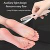 Smooth Pedicure Wand, Electric Foot Callus Remover, Portable Foot Callus Remover, Foot Pedicure Tool, Callus Razor for Dry Cracked Heels