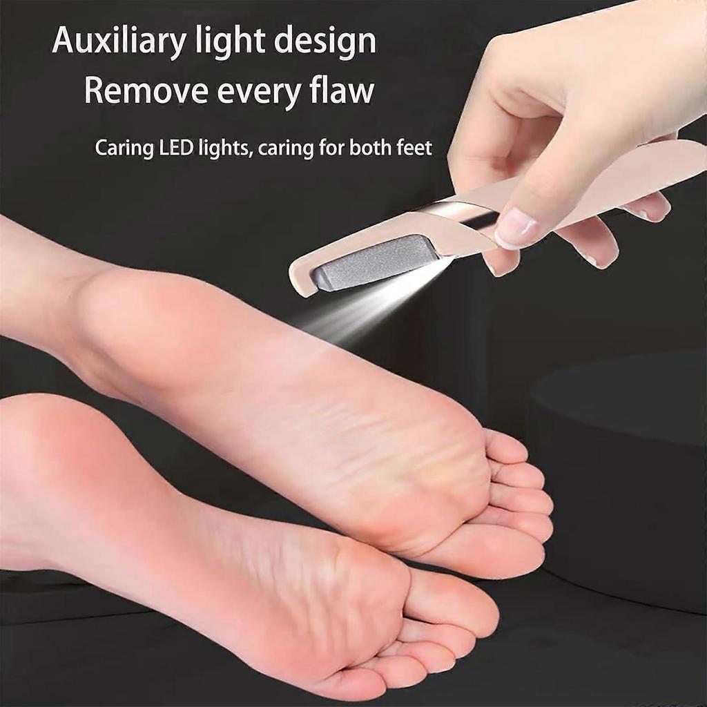 Smooth Pedicure Wand, Electric Foot Callus Remover, Portable Foot Callus Remover, Foot Pedicure Tool, Callus Razor for Dry Cracked Heels