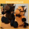 Printing Lightning Horse Plush Toy Animal Stuffed Doll Decoration 28cm Gift