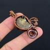 Ammonite Jewelry, Copper Electroformed Pendant Handmade Gemstone Jewelry, Gifts For Wife Brand New Pendant