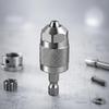 Hex Shank Drill Chuck Adapter Knurled ThreeJaw Metal Power Tool Accessory