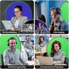 Foldable Photo Booth Live Streaming Room Props Backdrop Stand Green Curtains 2025