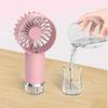 Handheld Portable USB-C Fast Charge Rechargeable Mini Fan with 3-Speed Water Spray Mist for Car & Outdoor Use