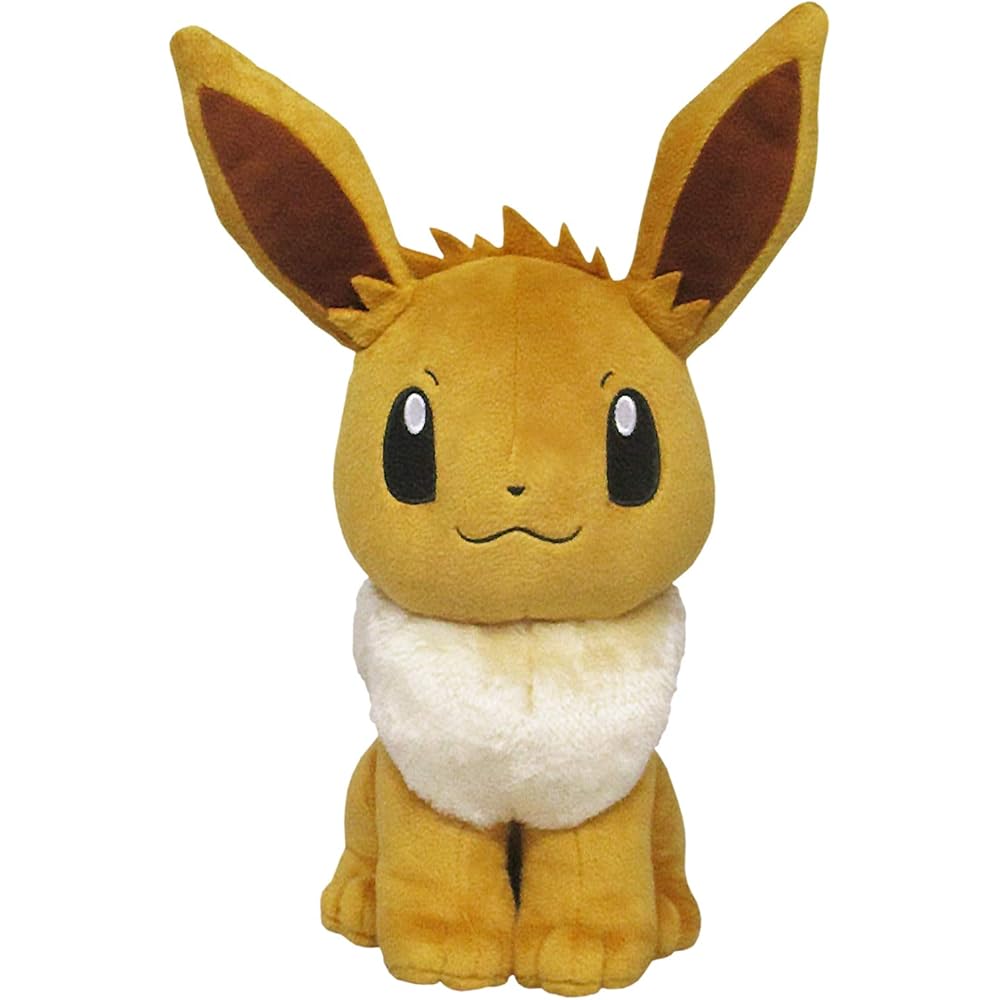 

Sanei Boeki Pokmon All Star Collection Eevee Plush Toy 20x26.5x32cm Soft Stuffed Animal