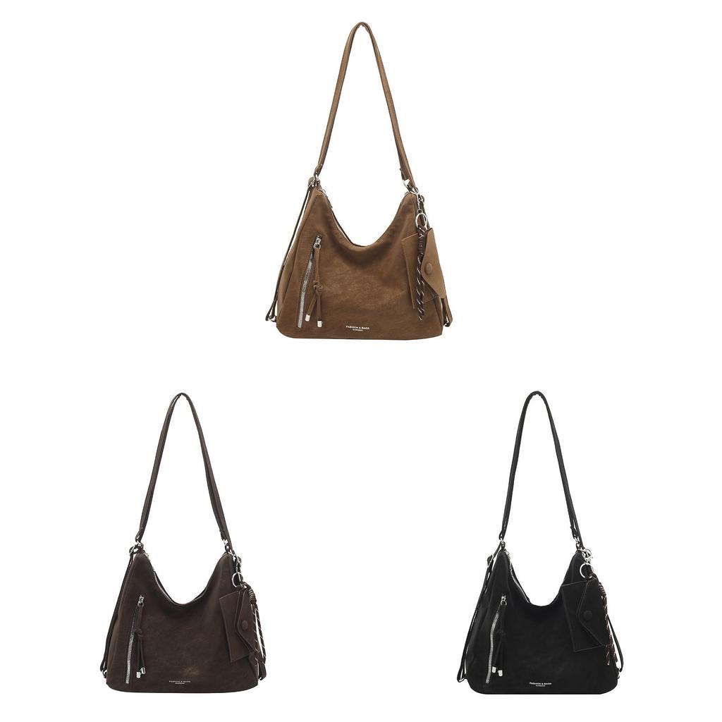 Vintage Fashion Pu Tote Bag With Double Shoulder Straps For Daily Use
