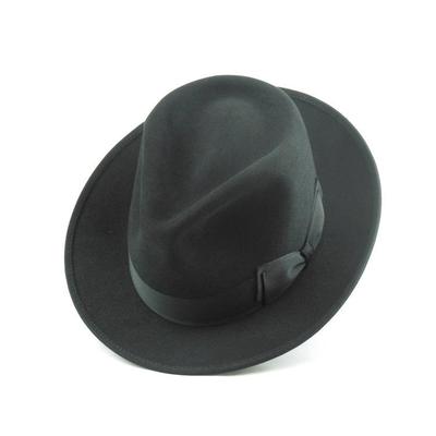 High Quality Vintage Style Sheep Felt Hat Solid Color Sheep Felt Hat Web Decorated Pure Wool Felt Hat