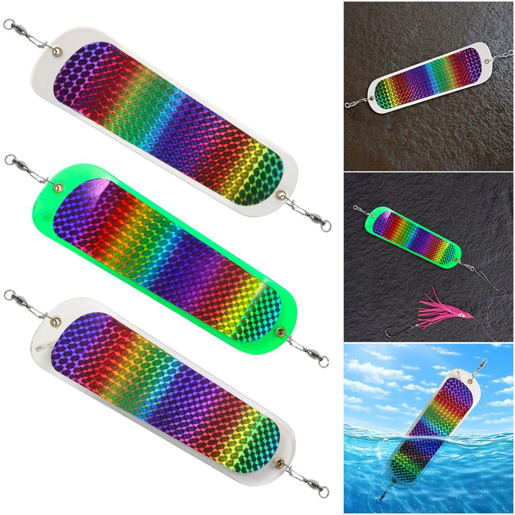 Reflective Fishing Trolling Flasher Trout Spin Flasher for Trolling Salmon Fishing Accessories