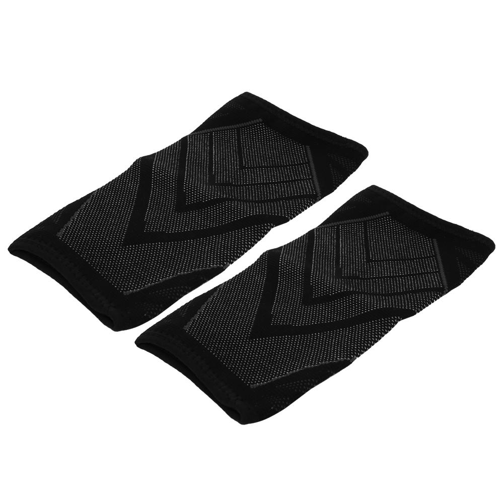 2Pcs Nylon Knitted Elbow Pad Pressure Belt Breathable Protection Universal Outdoor SportsS