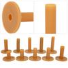 10pcs Rubber Golf Tees Durable Golf Trainer Aid Tee Holder Driving Range Golf Accessory