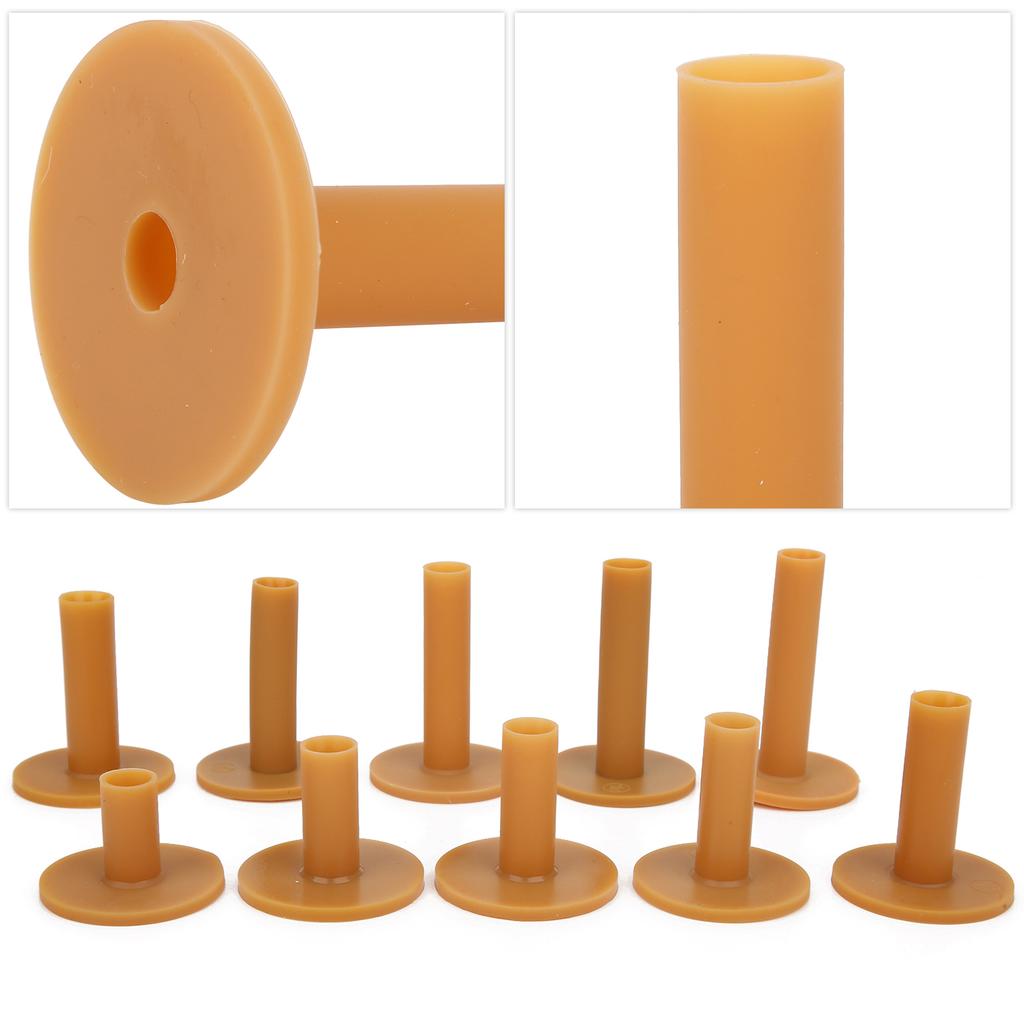 10pcs Rubber Golf Tees Durable Golf Trainer Aid Tee Holder Driving Range Golf Accessory