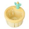 1PCS Kitchen Sink Drain Strainer with Cactus Shaped Handle Sink Soft Filter Trap Kitchen Food Slag Strainer Kitchen Accessories