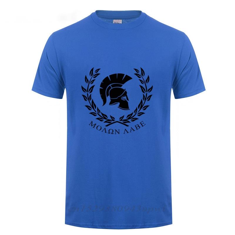 MOLON LABE Warrior Sparta Personaily T Shirt Men Clothing Streetwear Casual Plus Size Loose Short Sleeve O Neck Cotton Tshirt