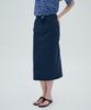 Jeonggamseutyudio Pigment Dyed Denim Long Skirt_2 Color