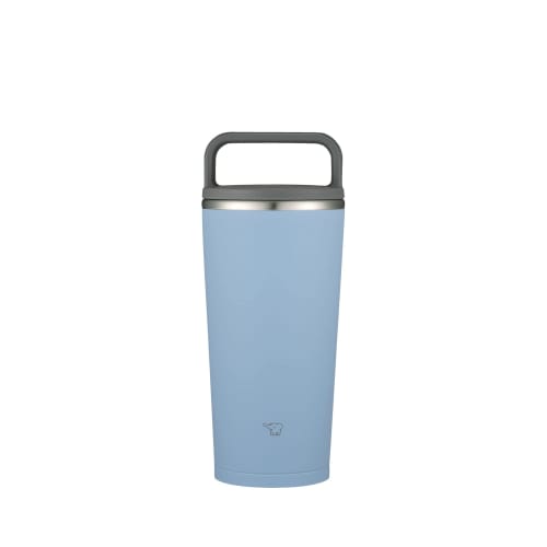 Zojirushi Thermos (ZOJIRUSHI) 300ml Fog Blue Water Bottle with Lid, Tumbler with Lid, Seamless Lid, Handle, Integrated Lid and Gasket, Easy To Clean,