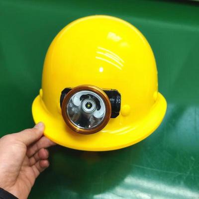 Casco di sicurezza ricaricabile in fibra di vetro Mengpao con lampada frontale C-X1V