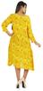Bimba Printed Flared Midi Dress For Women Rayon Crepe Casual Summer Dress