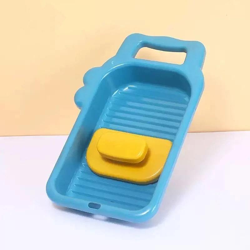 Washboard Household Cartoon Crocodile Roller Dormitory Hand Wash Underwear Multifunctional Non-Slip Washing Board