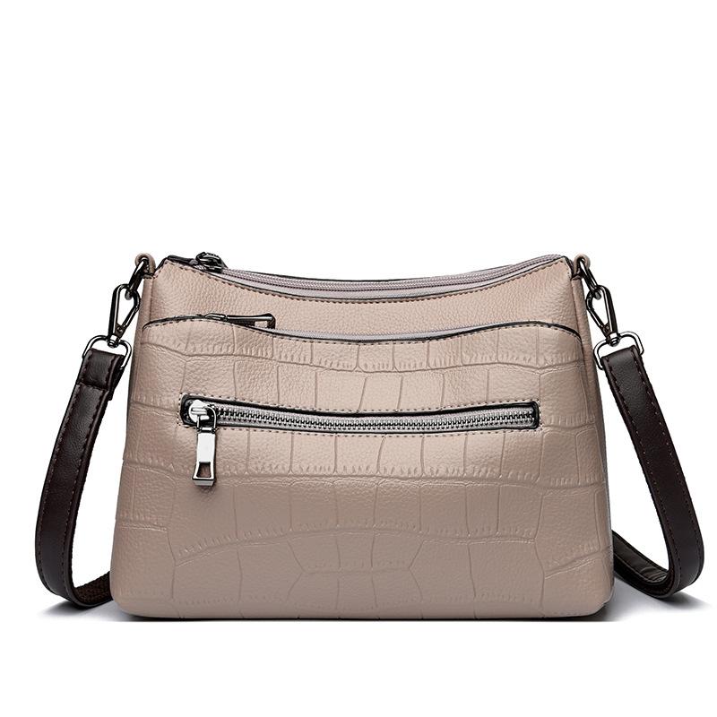 A Simple and Multi-layered Women's Bag, A Single-shoulder Crossbody Bag for Middle-aged Mothers, A Small Backpack