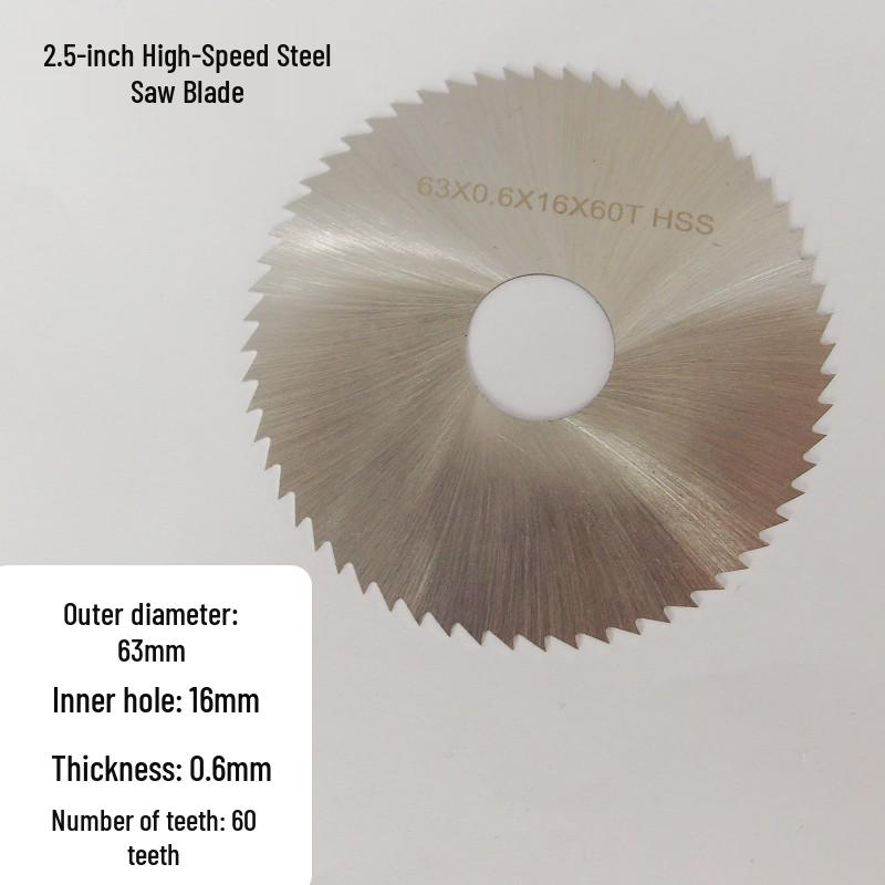 2.5" Alloy HSS High-Speed Steel Saw Blade Resin Diamond Grinding Wheel for Multifunctional Cutting