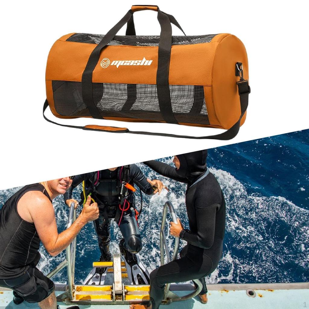 60L Storage Bag for Diving Gear with Mesh Design Outdoor Adventures