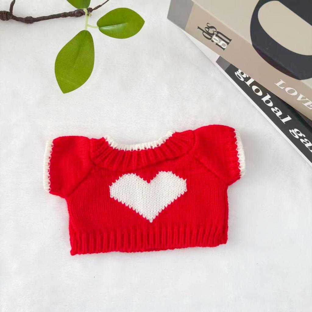 Little Bear Cotton Hoodie Sweater for 30cm Plush Doll Toy Accessories