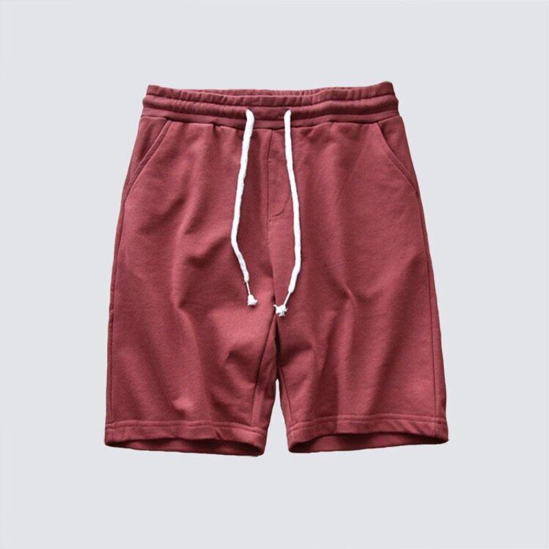 Export Balance Cargo with Logo Cut off Men Terry Cotton Shorts Summer Loose Sports and Leisure Export Parka Beach Shorts
