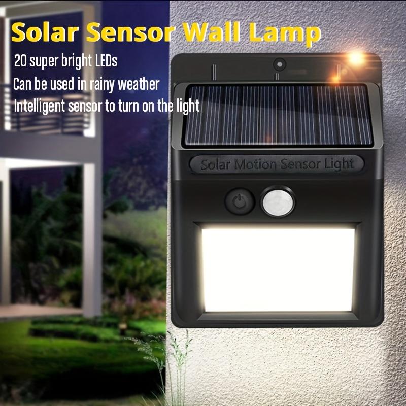 20LED Solar Lights Outdoor With 3 Mode Waterproof Motion Sensor Security Lighting LED Wall Street Lamp for Garden Porch Light