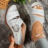 Sandals 2025 Spring and Summer New Style Coarse High Heels One Word Fish Mouth Cold Slippers Roman Slippers