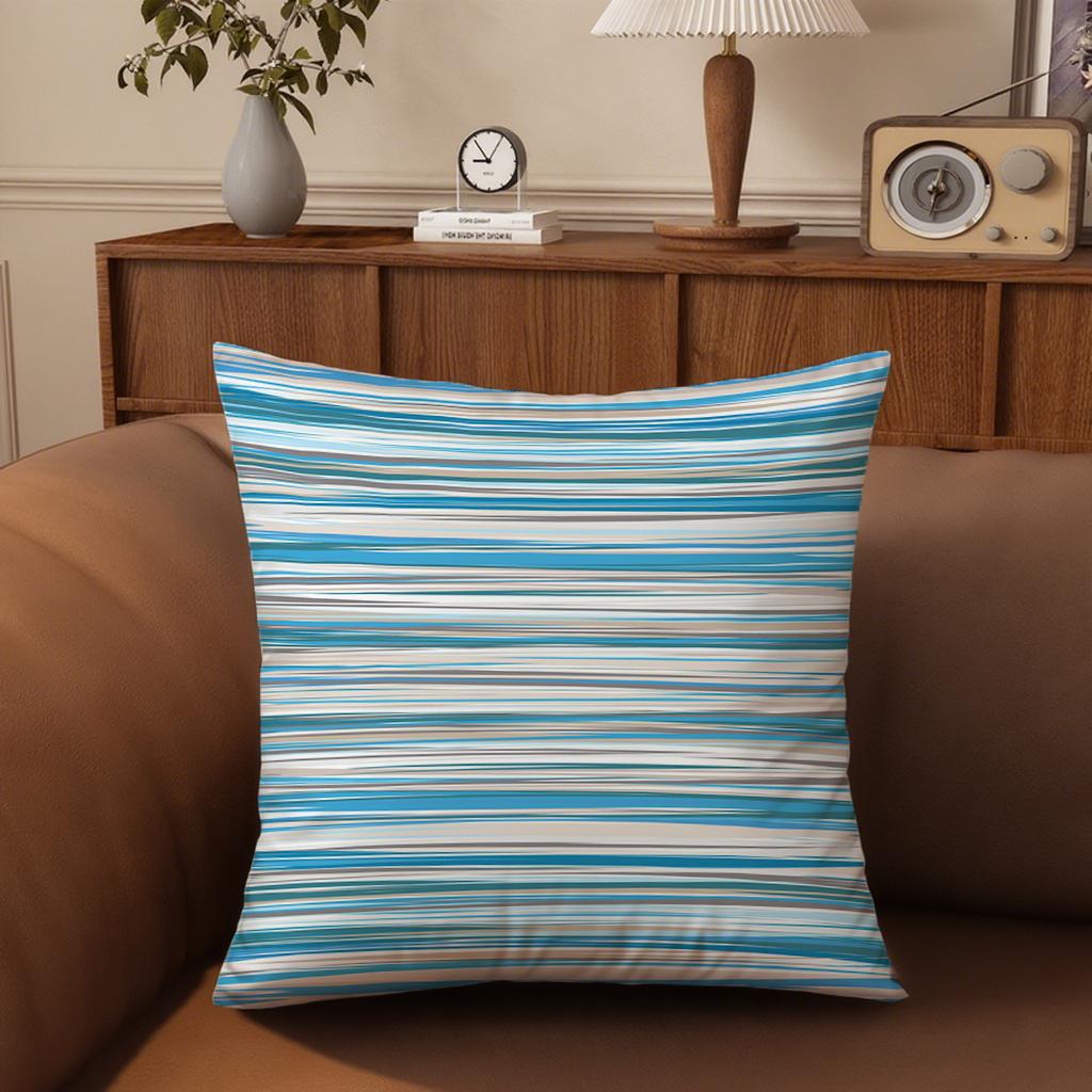 Blue Wave Pattern PillowcasesSuitable for sofa car bedroom decorative cushion cover pillow cover