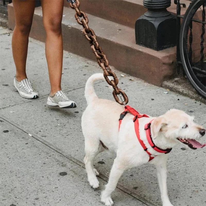 Dog Accessories Plastic Simulation Dog Chain Bold Old Style Dog Tractions Rope Light Weight Pet Leash Puppy