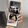 Jujutsus Fushiguro Toji Harte PC-Handyhülle Für Samsung Galaxy Z Flip 7 6 5 4 3 Schwarz ZFlip7 ZFlip6 Flip5 Flip4 Flip3 5G Druck Co