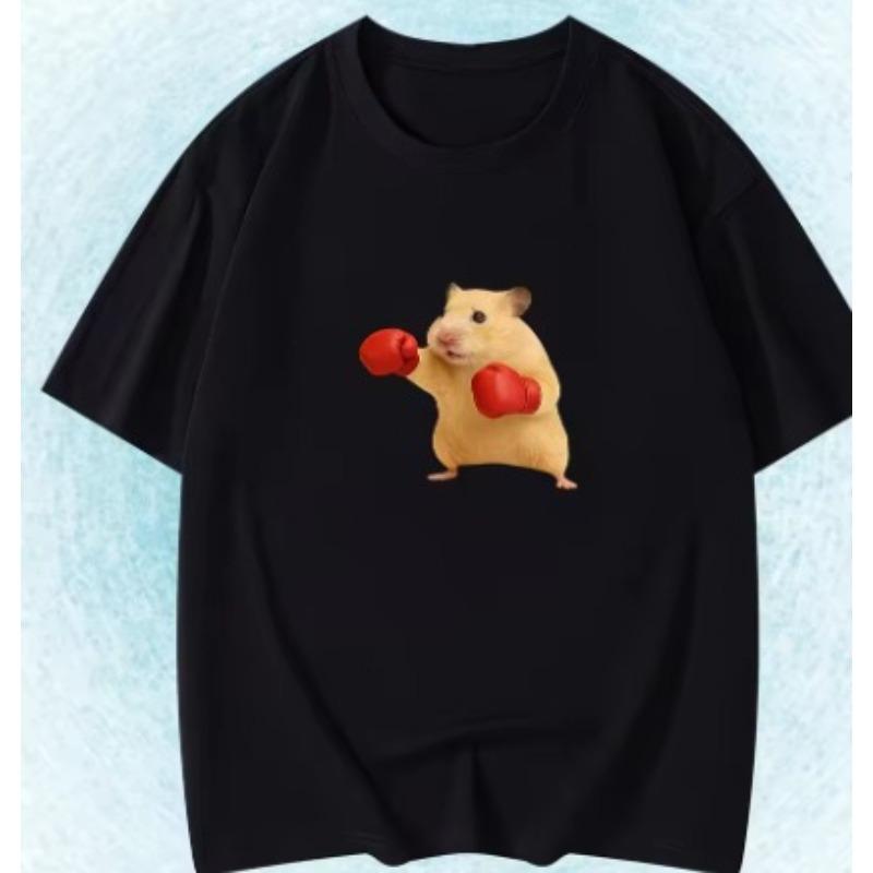Summer Trendy Printed Pure Cotton TShirt Suitable For Both Unisex And Unisex Casual Comfortable Breathable Pure Cotton Top