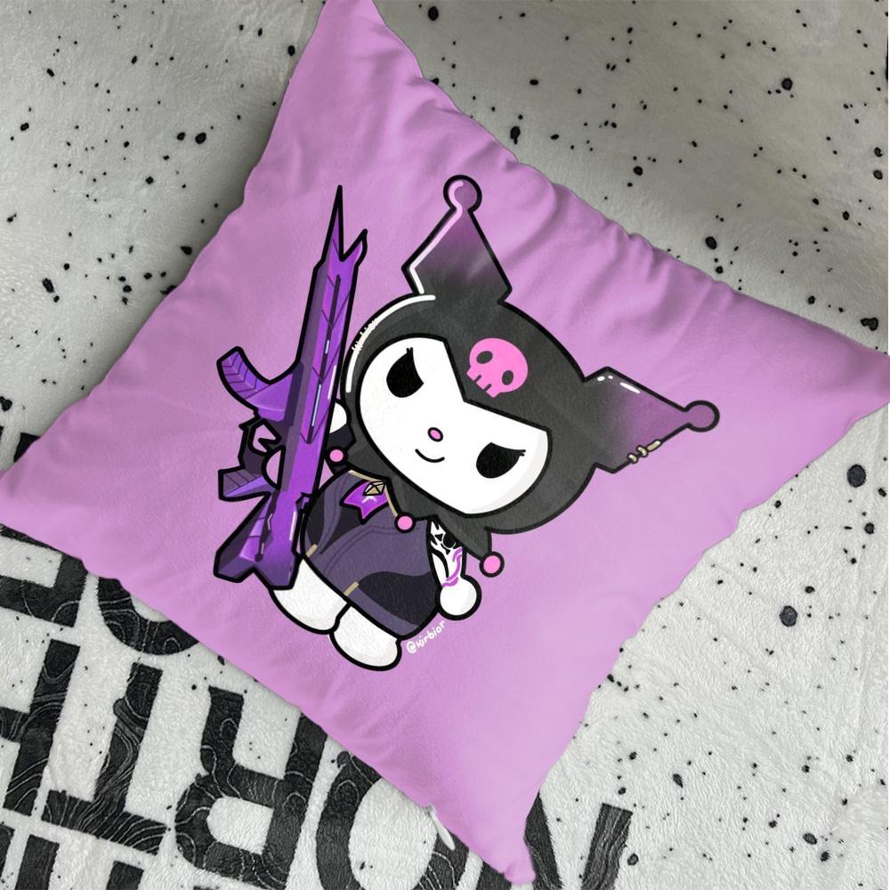Sleeping Pillows Cover Kawaii K-Kuromi Decorative Pillowcase Decor 40X40 Home Decorations Sofa Covers Nordic Ornamental Pillow