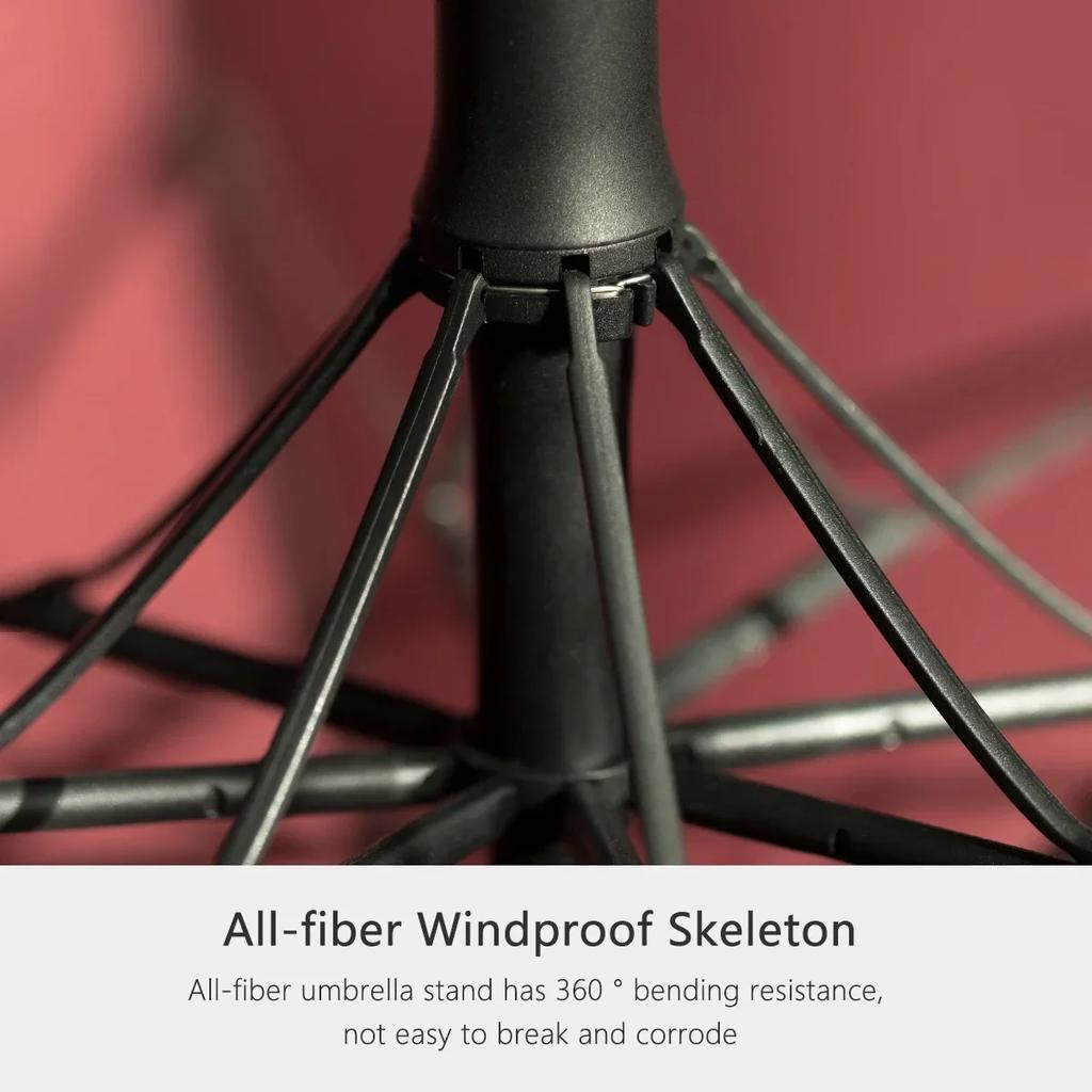 120cm Big Umbrella Men Windproof Reinforced Golf Long Umbrellas Business Wood Handle Automatic Umbrella Rain Paraguas