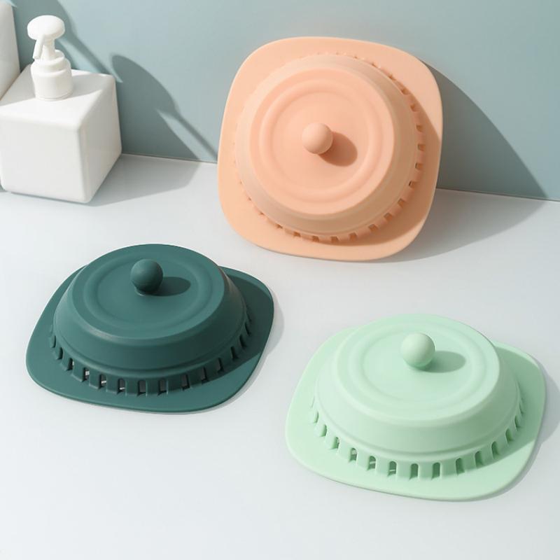 Silicone Floor Drain Deodorant Cover Bathroom Deodorant Insect-Proof Seal Household Sewer Pipe Sink Antismell Floor Cover