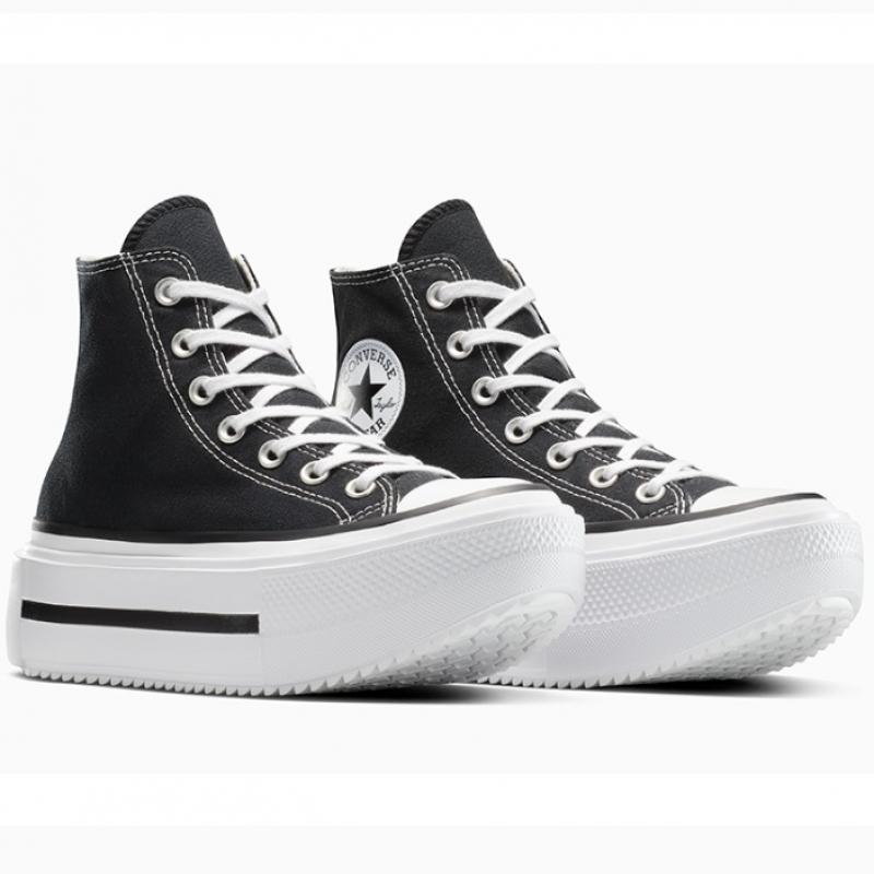 Converse Chuck Taylor Lift Double Stack Black A12975c