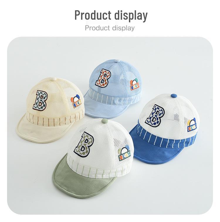 Kids' Breathable Mesh Baseball Cap - Soft Brim Sun Hat for Outdoor Sports