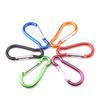 10pcs Aluminum Alloy Carabiner Spring Clip Hook Spring-Loaded Kettle Hook for Camping Hiking