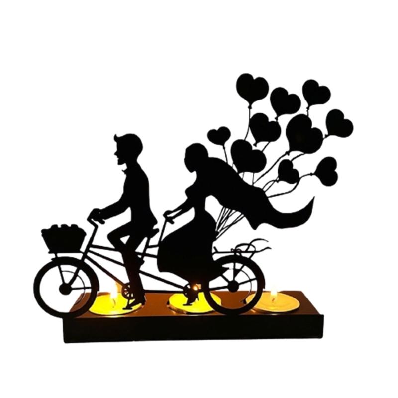 Love Heart  Holder Wedding Candlestick for Table Centerpieces Home Holiday 55KF