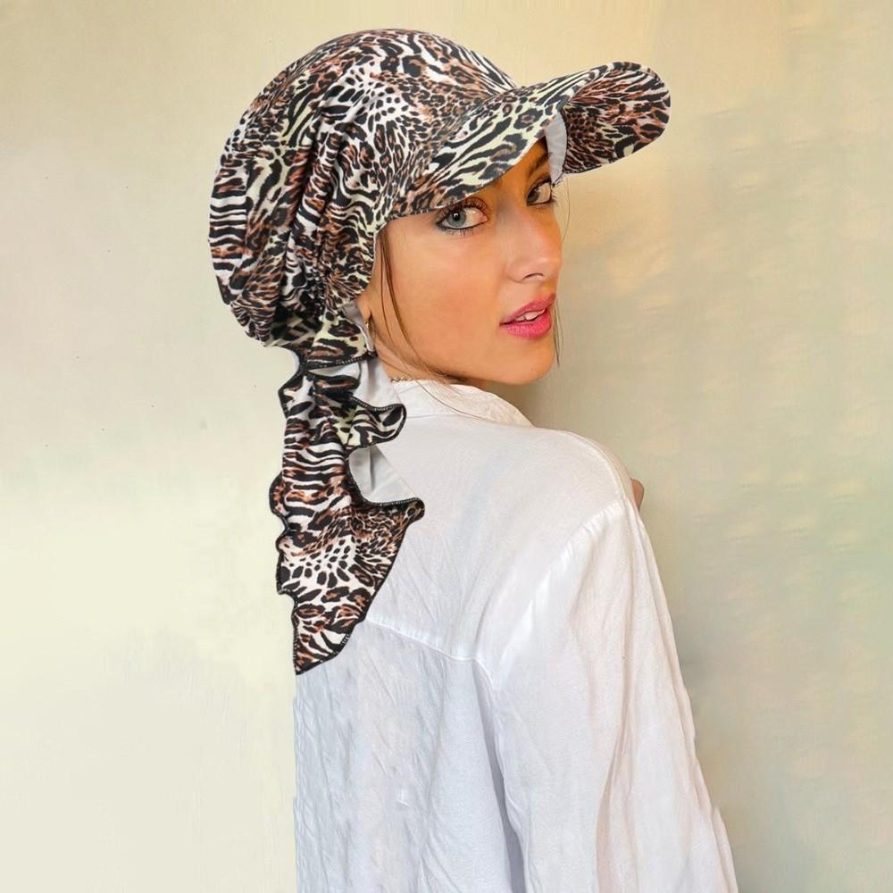 Cappello Turban con Visiera Berretto da Baseball Moda Donna Hijab Cappelli Viaggio