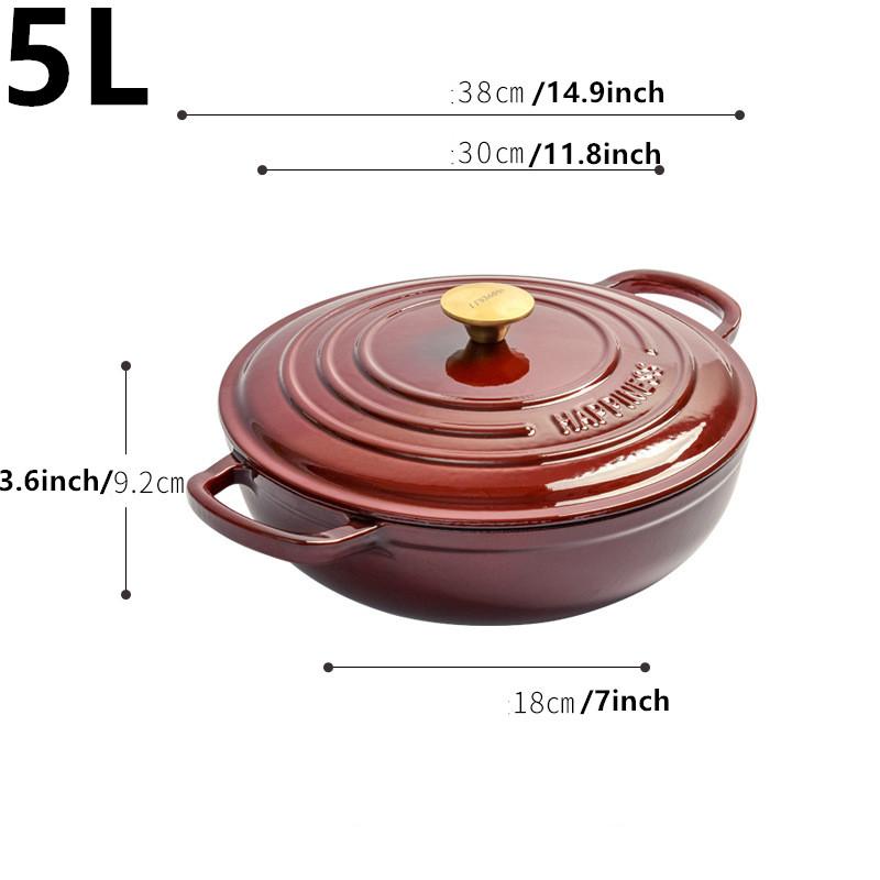 30cm Enameled Cast Iron Dutch Oven