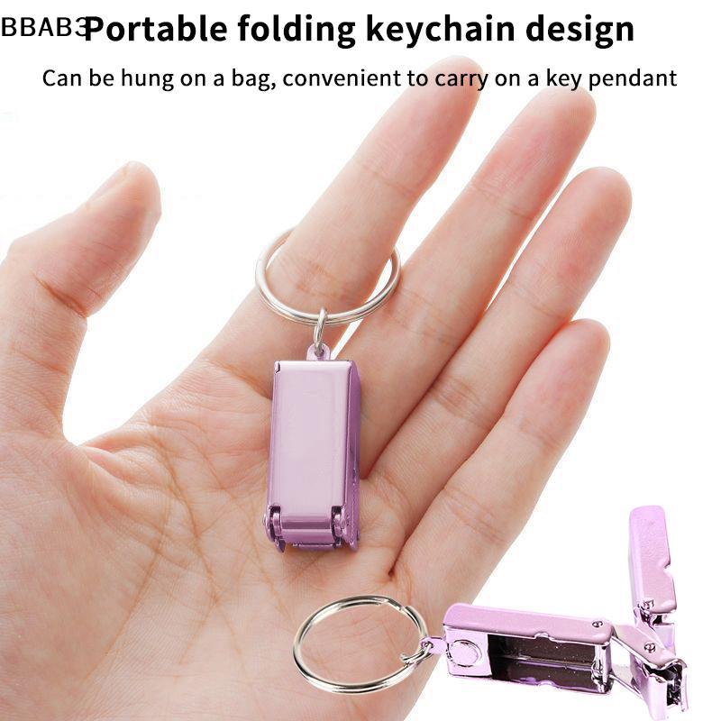 1pcs Mini Nail Clippers Collapsible Portable Travel Fingernail Nail Scissors Cutter Stainless Steel Manicure Tools Clippers