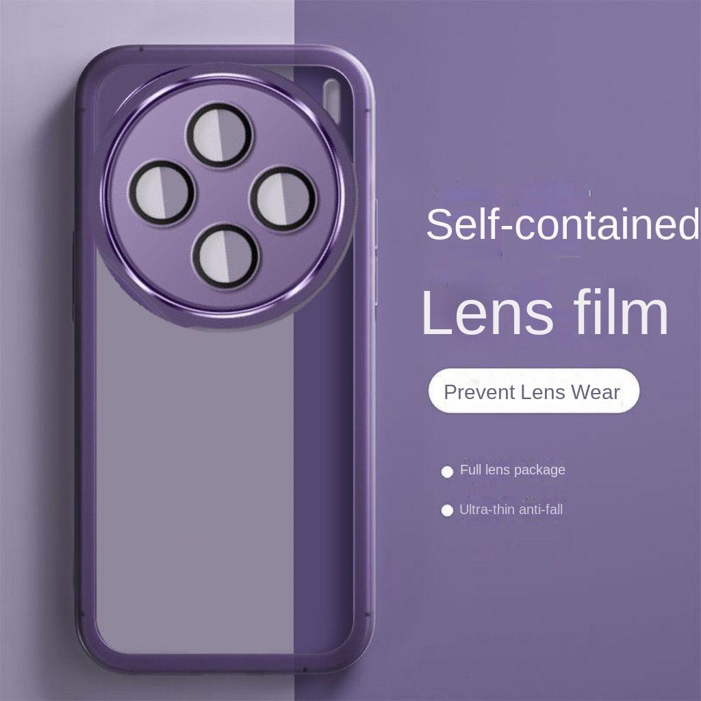 

Чехол для Vivo X100 Ultra X100s X100s X100 Pro Ultra, матовый тонкий мягкий силиконовый чехол CPH2631, чехол Vivo X100 X100s, защитная пленка для объектива камеры for vivo x100 ultra фиолетовый